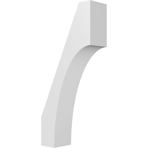 Ekena Millwork 4-in. W x 10-in. D x 22-in. H Westlake Architectural Grade PVC Knee Brace BRCP04X10X22WTL - main